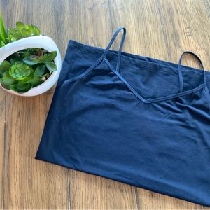 Cabi Navy Blue v-neck Cami Sz L